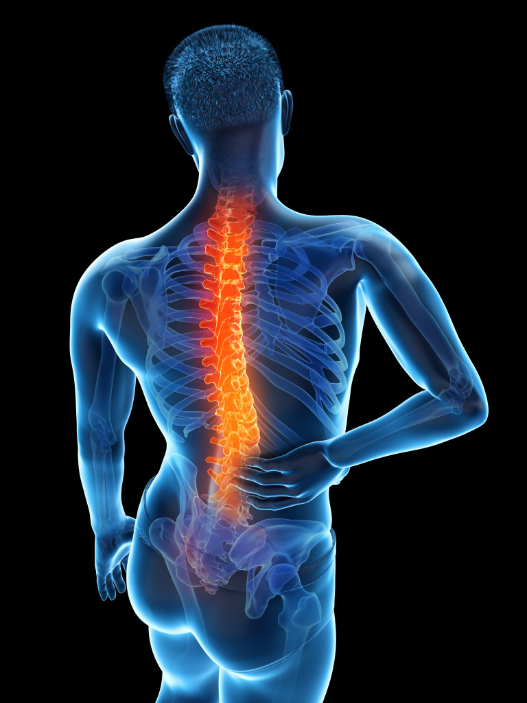 Back pain due to OI