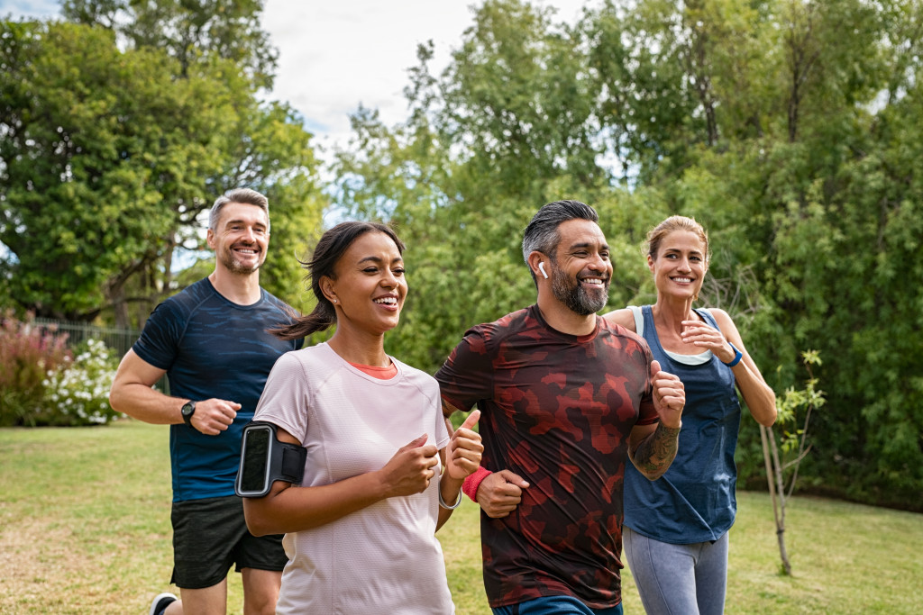Connecting with people through exercise